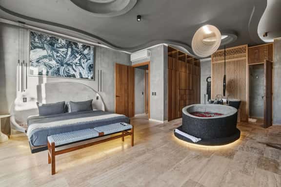 Oceanfront 3BR Natural Design Condo - Tankah - Image 1