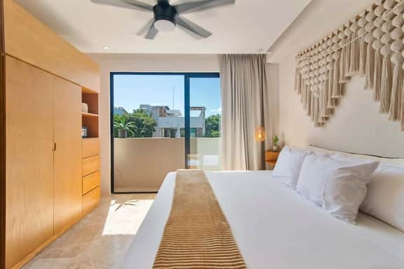 Boho Studio in Aldea Zama - King Bed + Pool - Image 5